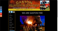 Desktop Screenshot of gastonvfd.org